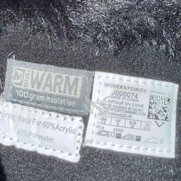 Merrell winter boots size 7.5 - Picture 4 of 6